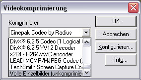 Choosing the Codec